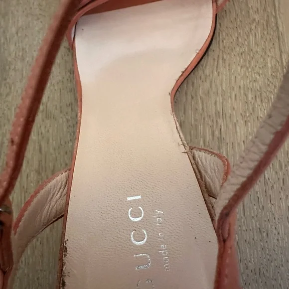 Gucci GG Marmont mid heeled sandals - Picture 9 of 10